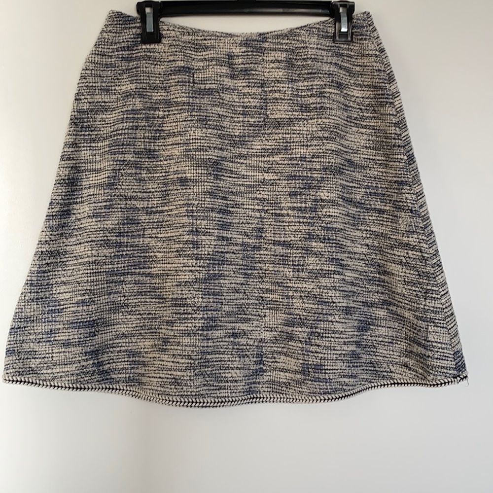 Tweed A-line skirt